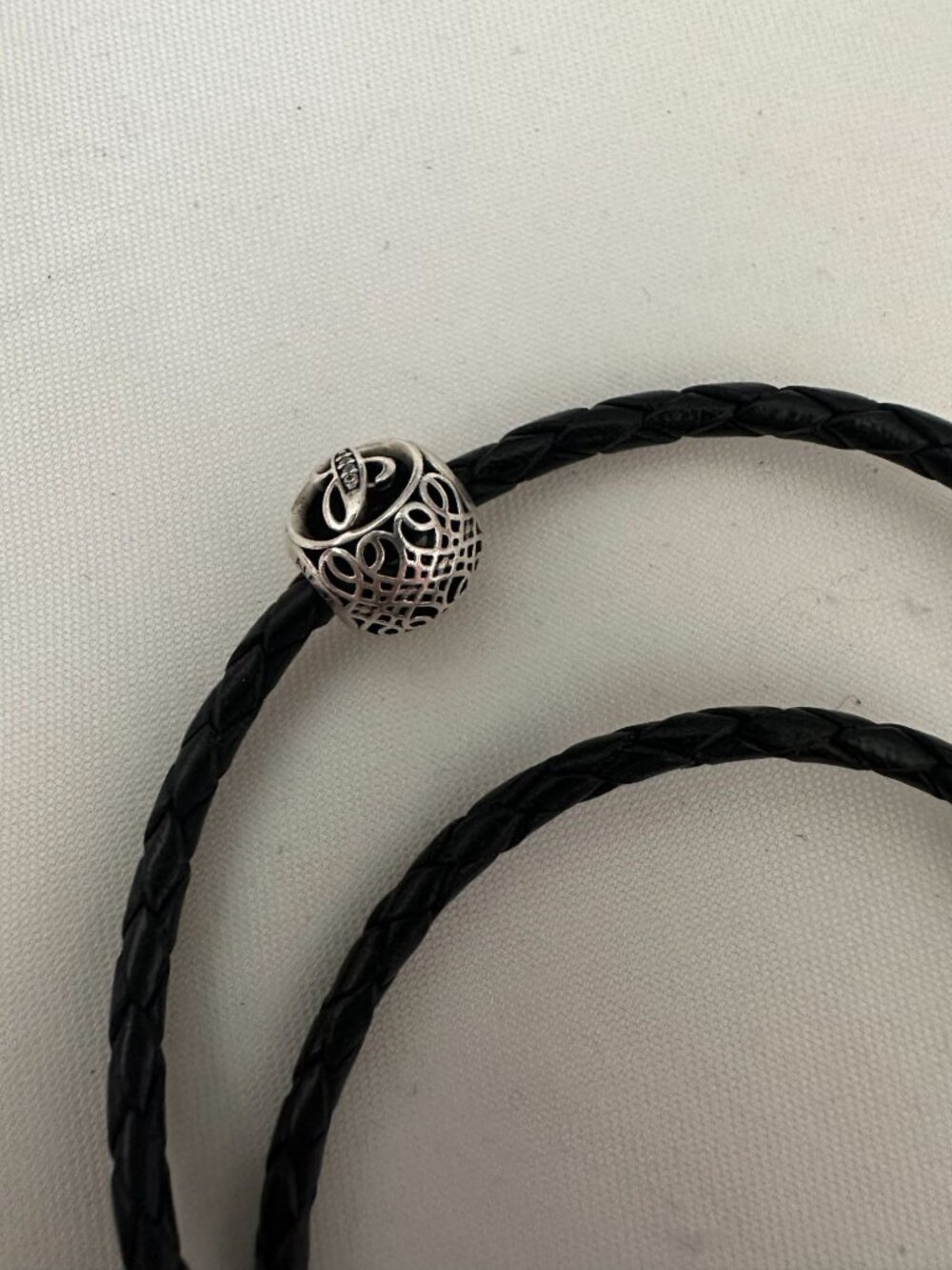 Pandora sterling "J" charm - Picture 3 of 3